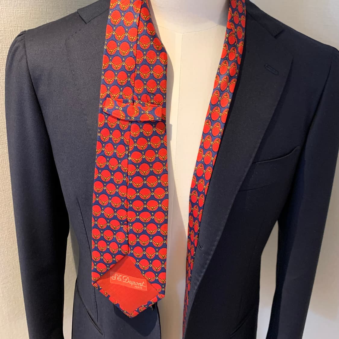 듀퐁 명품 클래식넥타이 기하학적패턴 A+등급 상품이미지2