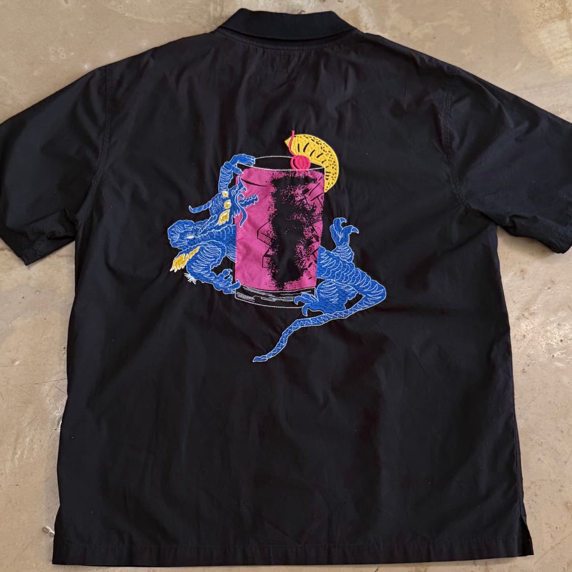 🫶🏻 스투시 드래곤 칵테일 블랙 반팔 티셔츠 🫶🏻 상품이미지1