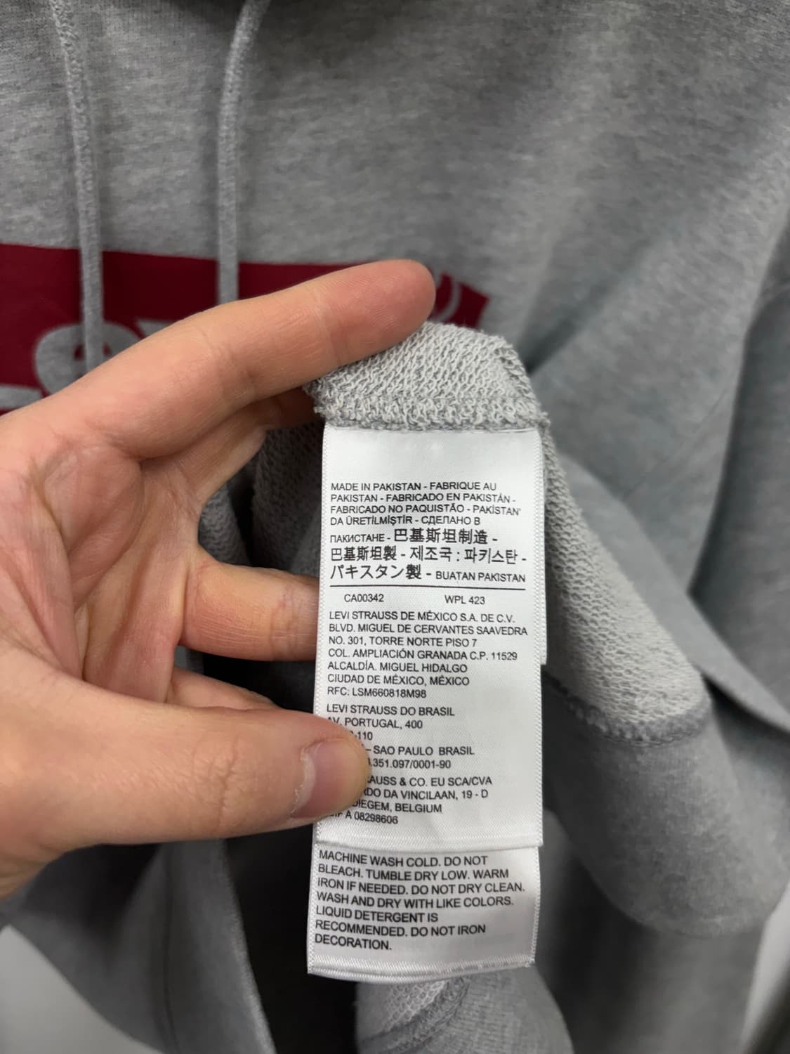 리바이스 후드티 상품이미지5