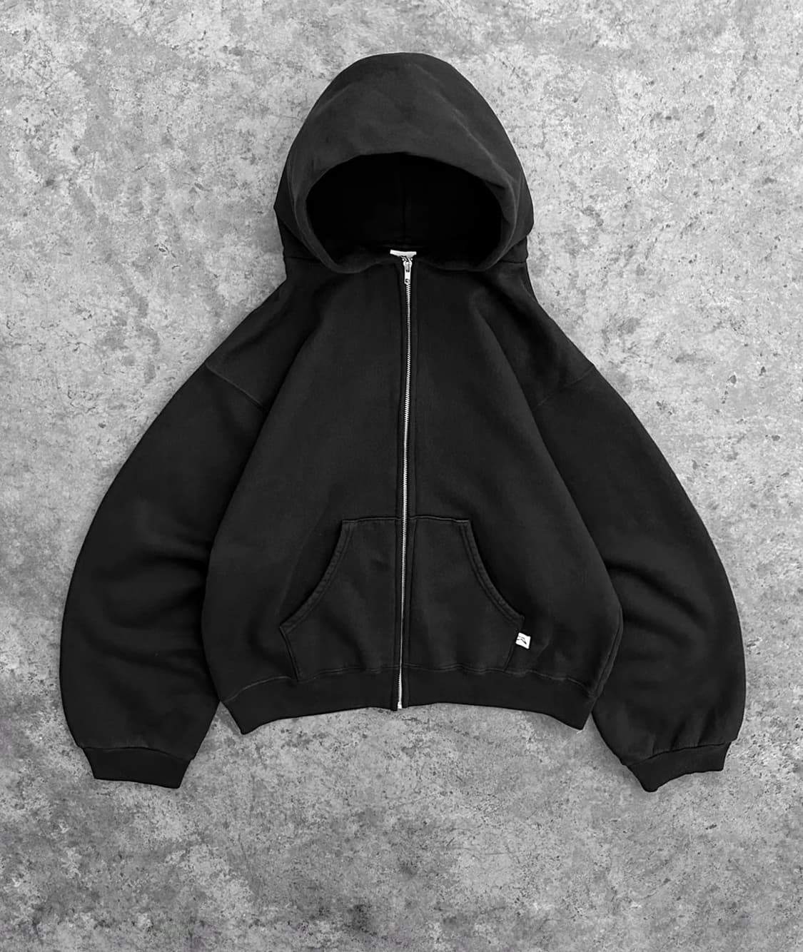 Akimbo club hoodie zip up faded black (m 상품이미지1