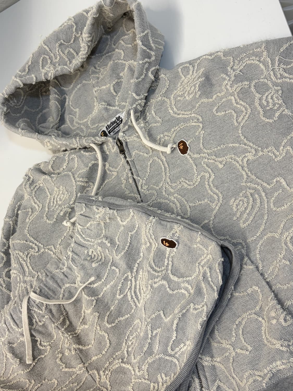 희귀매물, 셋업) 베이프 후드, 팬츠 셋업 상품이미지1