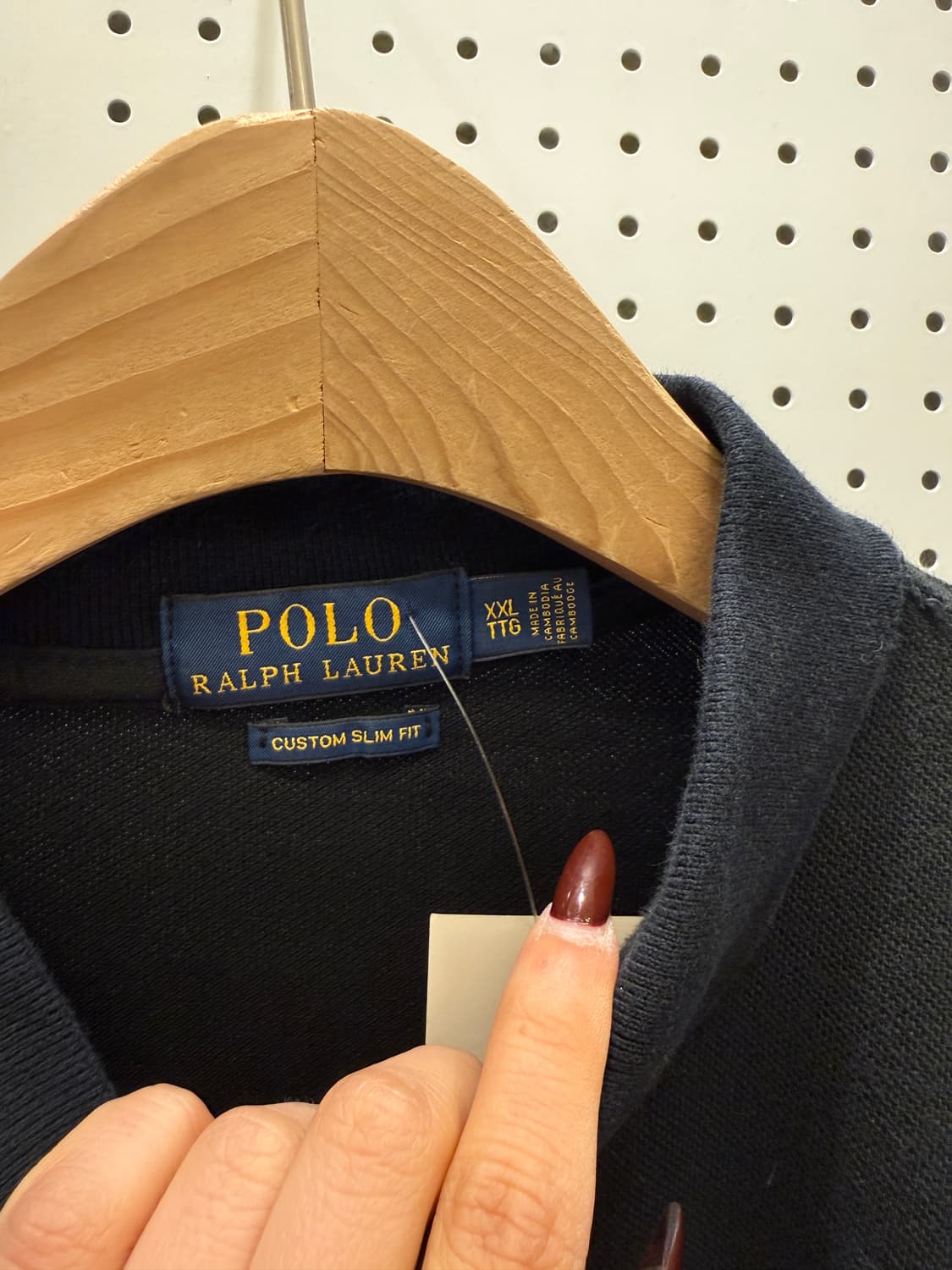 폴로랄프로렌 PK 카라 롱슬리브 블랙 U1443 상품이미지5