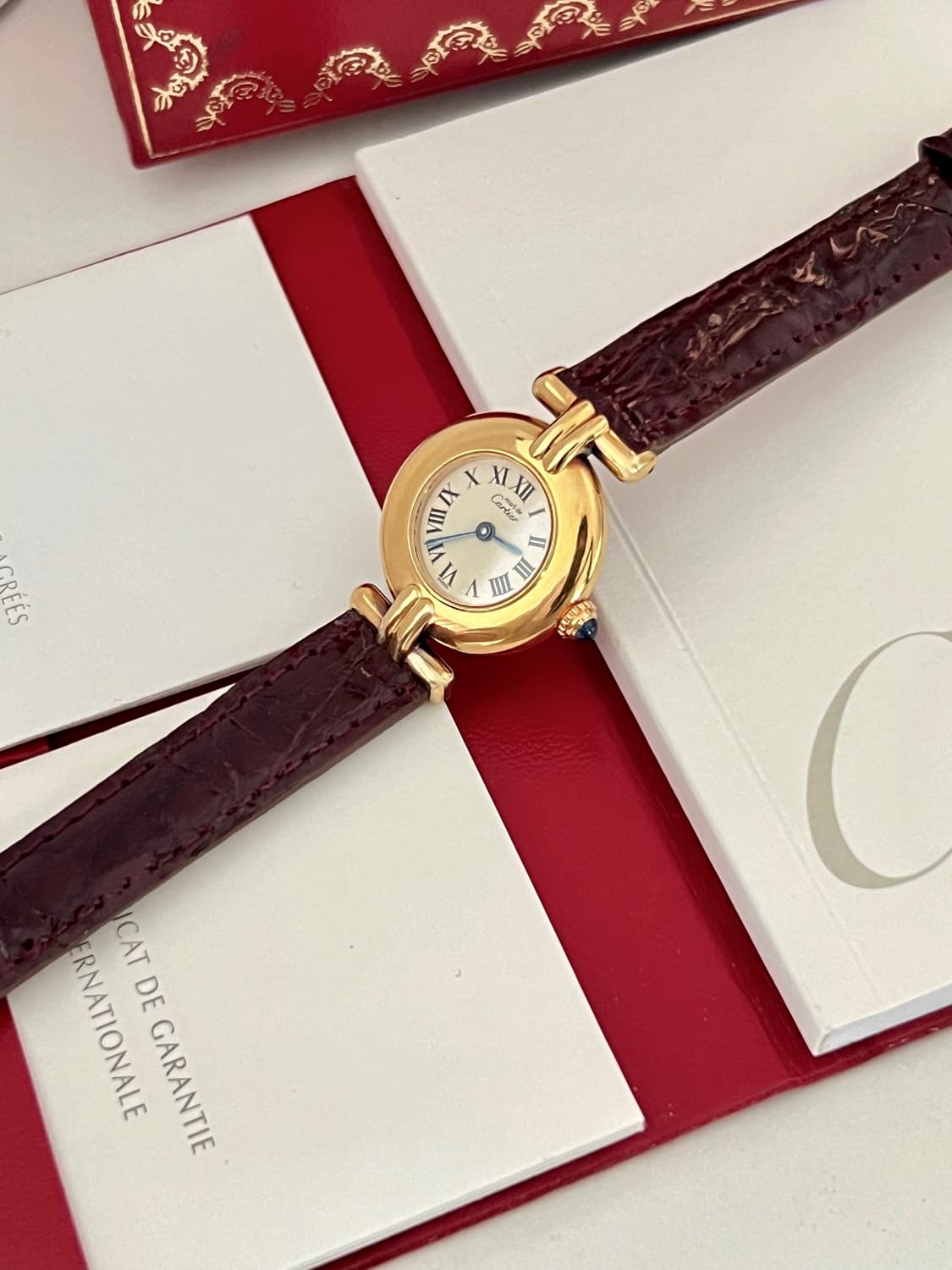 Cartier 머스트 버메일 꼴리제 까르띠에 시계 상품이미지8