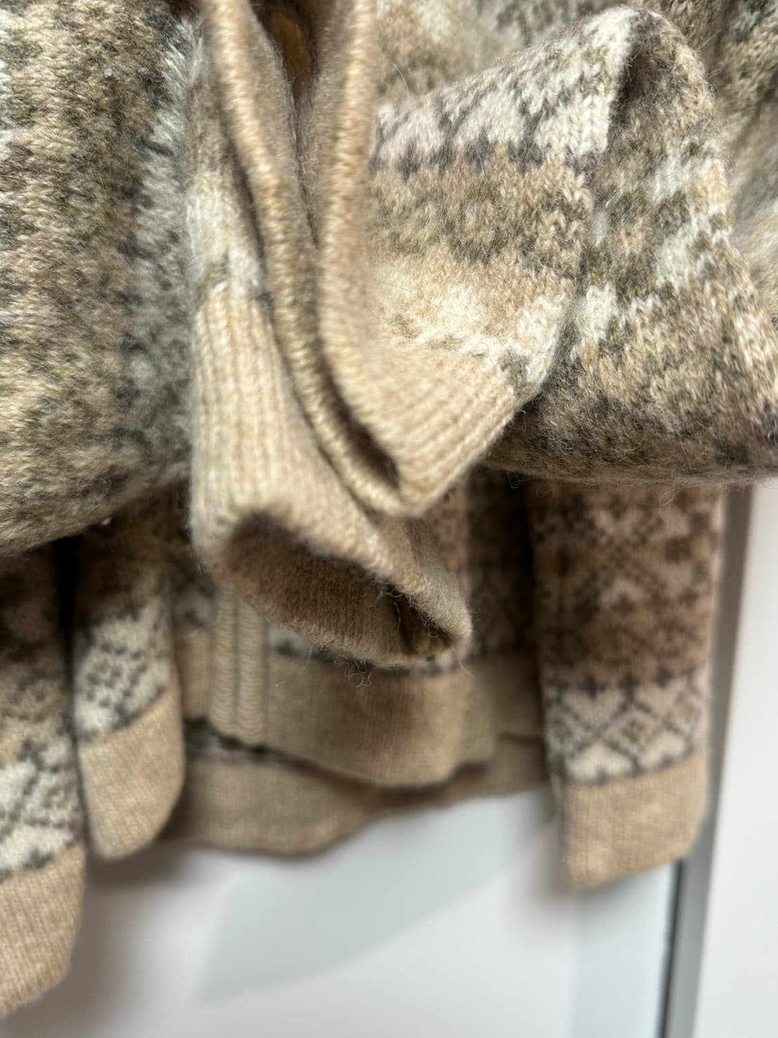 노르딕 니트 집업 가디건 상품이미지2