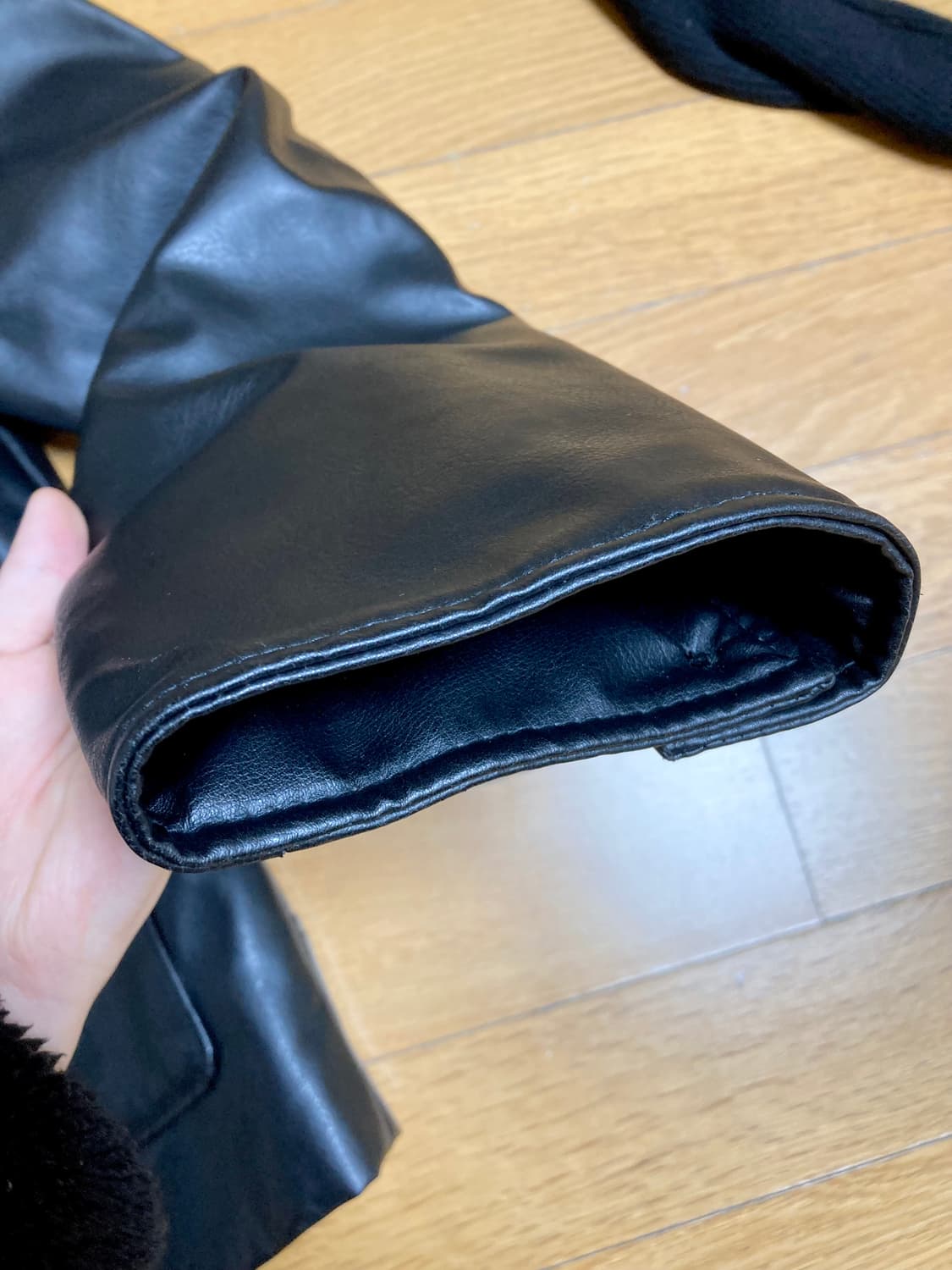 미쏘 레자 가죽 자켓 상품이미지8