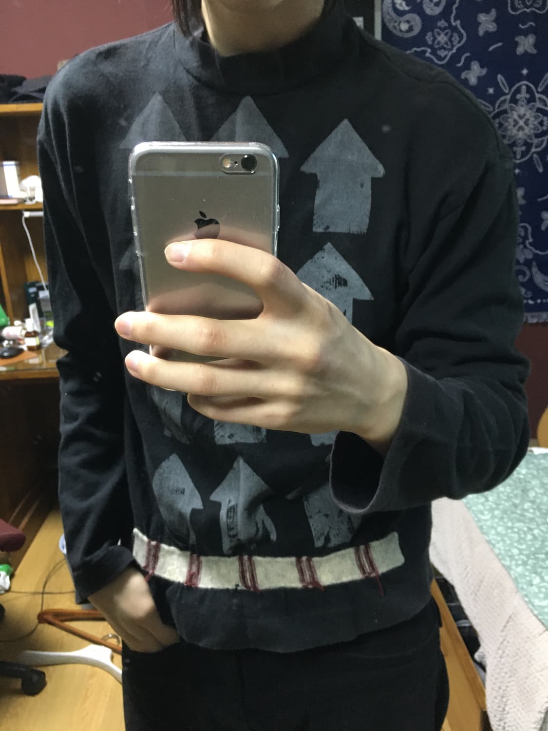 90's 꼼데가르송 다나카 옴므 모크넥 롱슬리브 상품이미지1