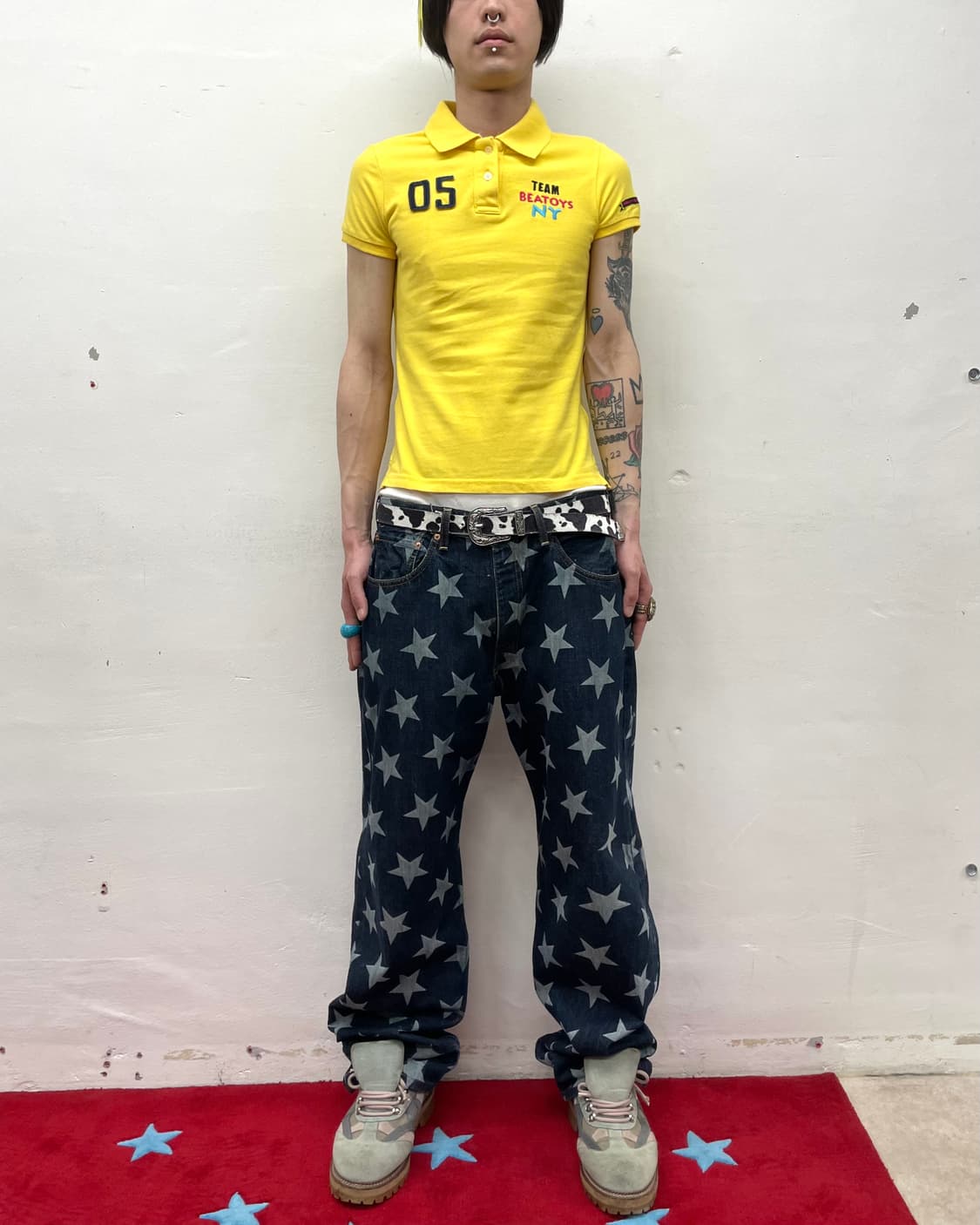 Retro 05 Yellow Pk T-shirt 상품이미지4