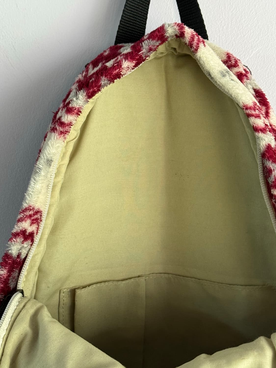 후리스 백팩 플리스백팩 눈꽃백팩 모리걸 일본빈티지 모리무드 상품이미지3