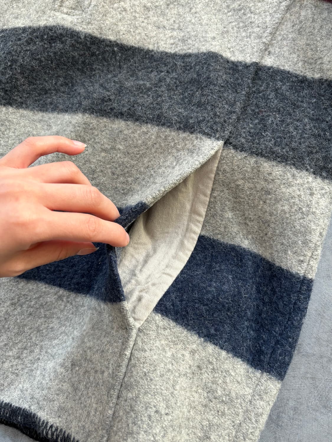 Woolrich 울리치 단가라 쓰리버튼 울 혼방 하프니트 상품이미지8