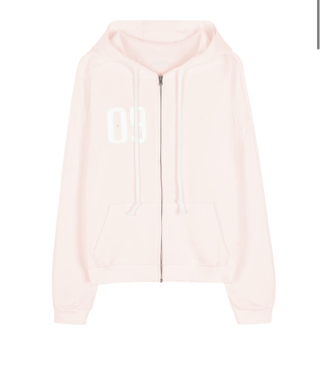 클리시 09 넘버링 후드 핑크 상품이미지1