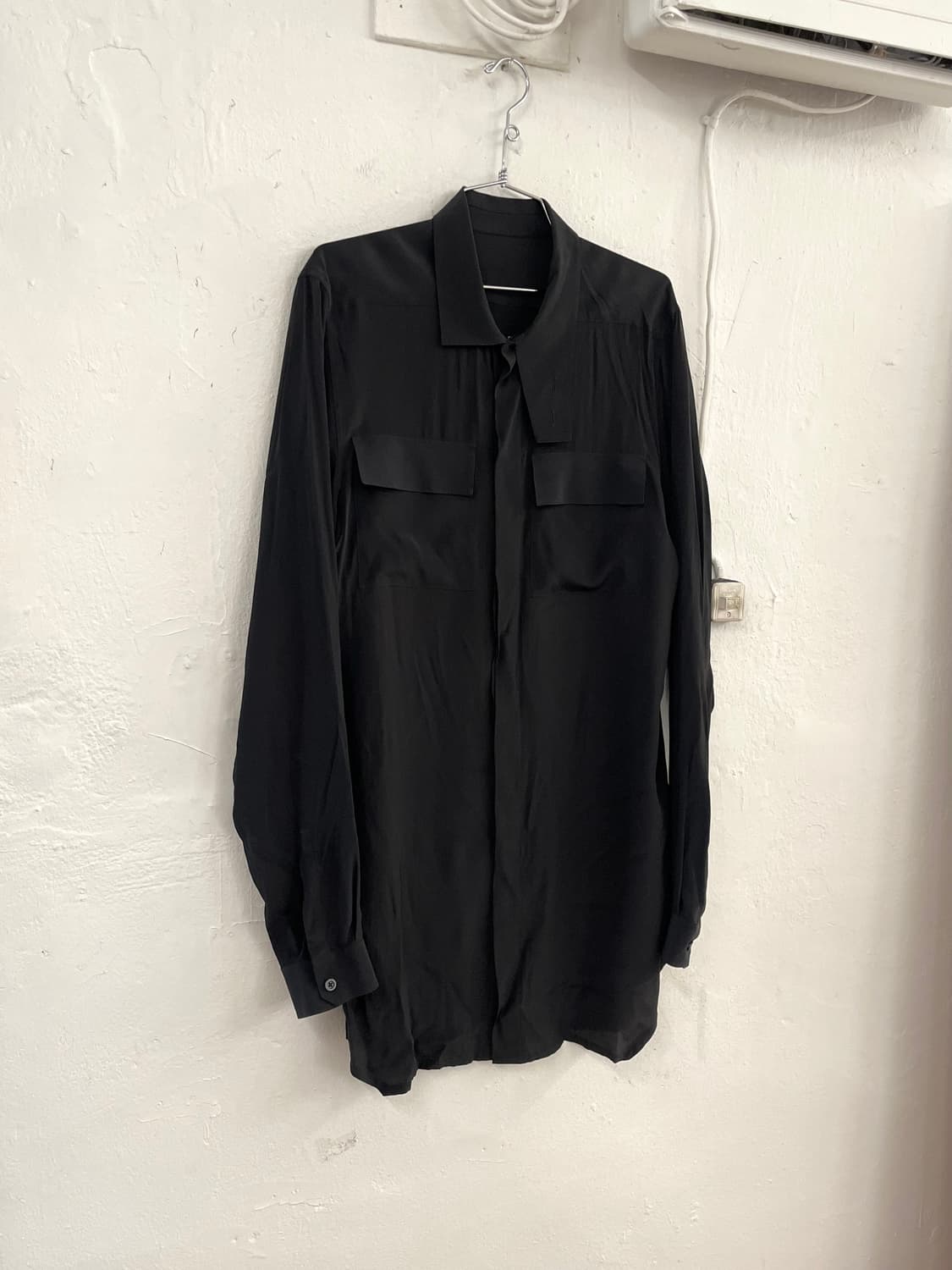 릭오웬스 2017SS 실크 오피스 셔츠 상품이미지2