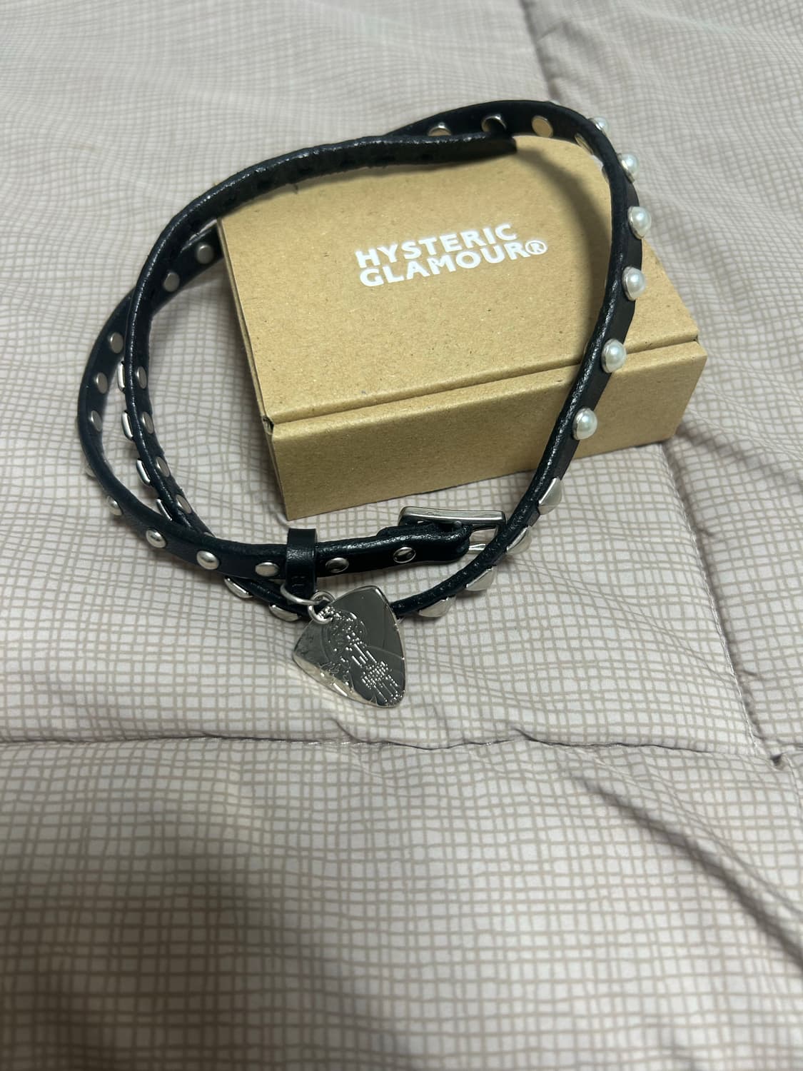 히스테릭 글래머 가죽 피크 팔찌 상품이미지2