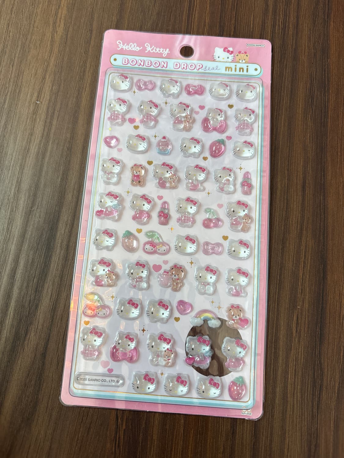 헬로키티 봉봉드롭미니 스티커(핑크) 상품이미지1