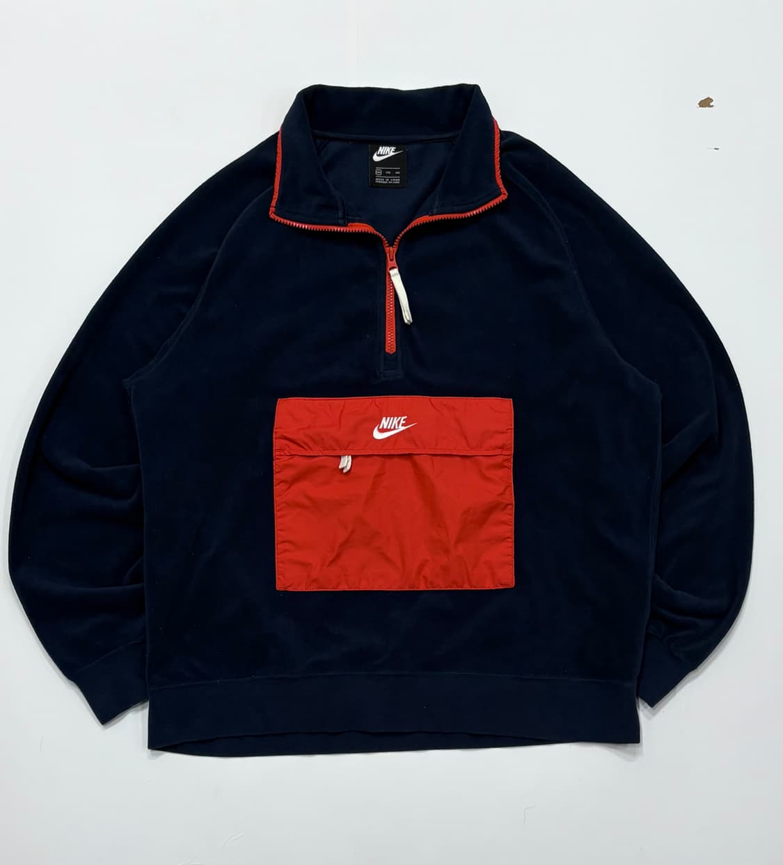 Nike 나이키 벨벳 하프 집업 아노락  상품이미지1