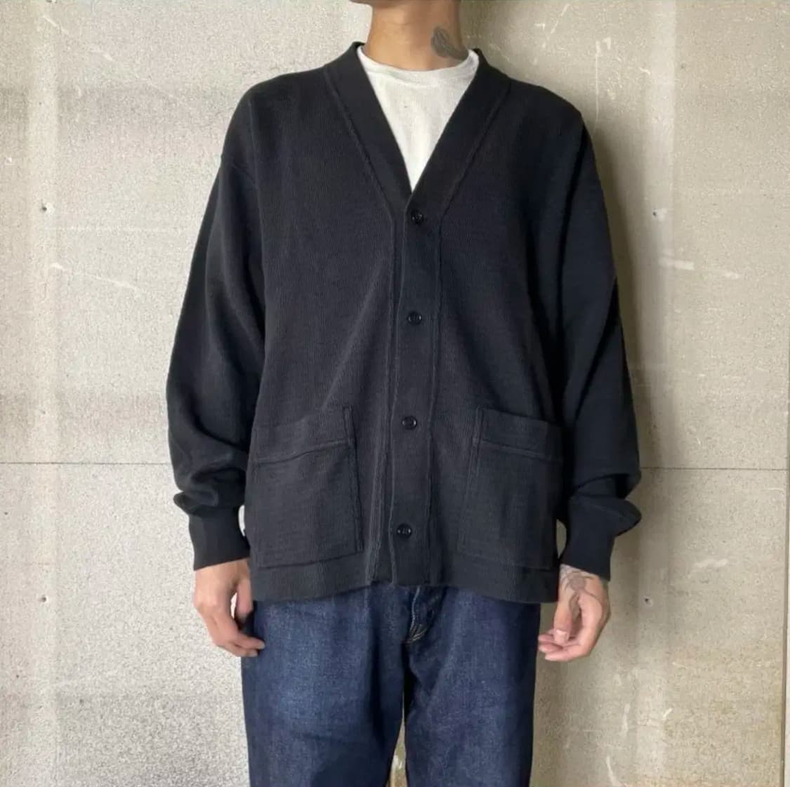 Old Joe Wave Cotton Cardigan 23ss 상품이미지2
