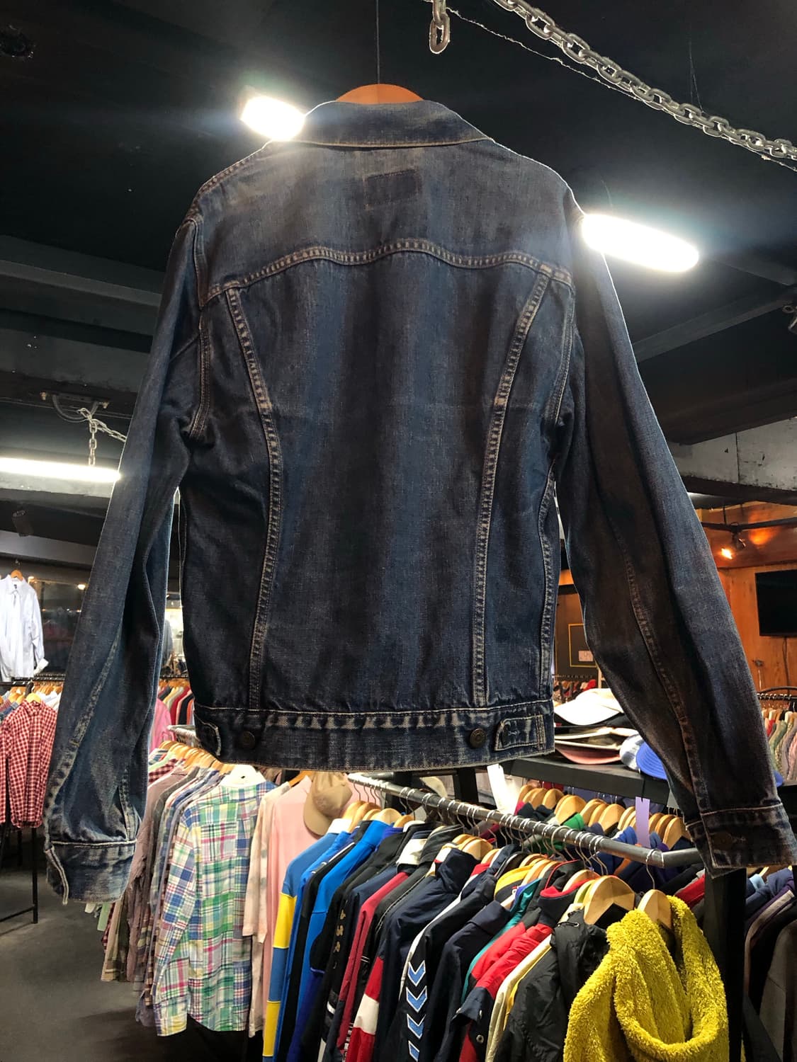 리바이스 00’s 70500 데님 트러거 청자켓 유럽판 상품이미지2