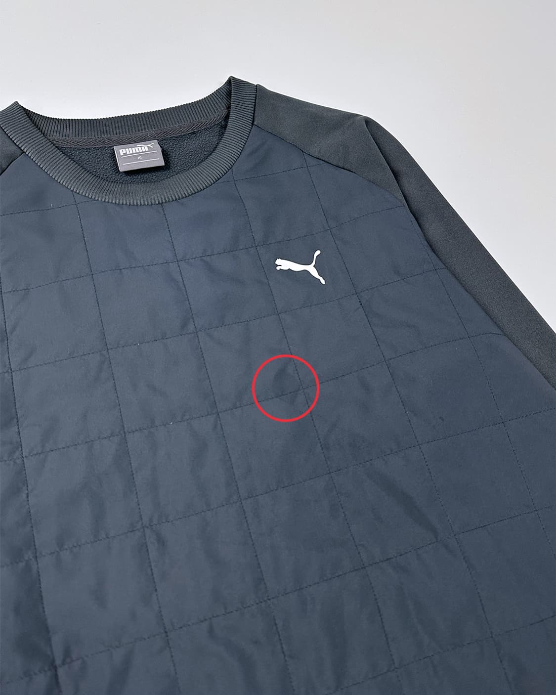 푸마 사각 퀼팅 맨투맨 상품이미지3