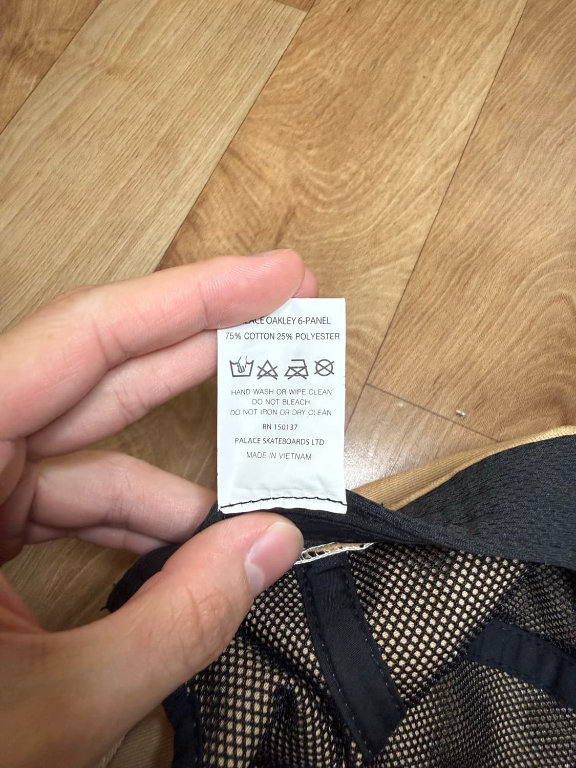 23ss 팔라스 x 오클리 6-패널 캡 샌드 브라운  상품이미지5
