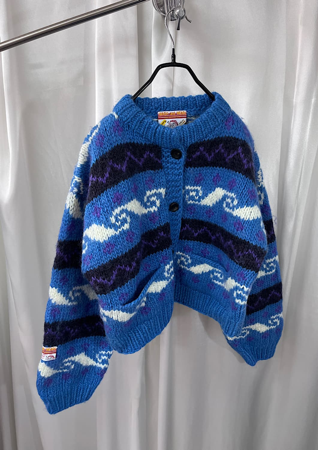 Garment heavy wool cardigan  상품이미지1