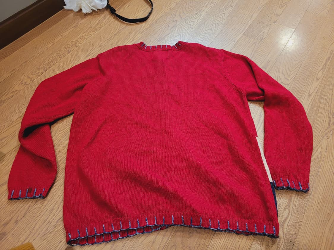 빈티지 자수 핸드메이드 니트가디건55 상품이미지8