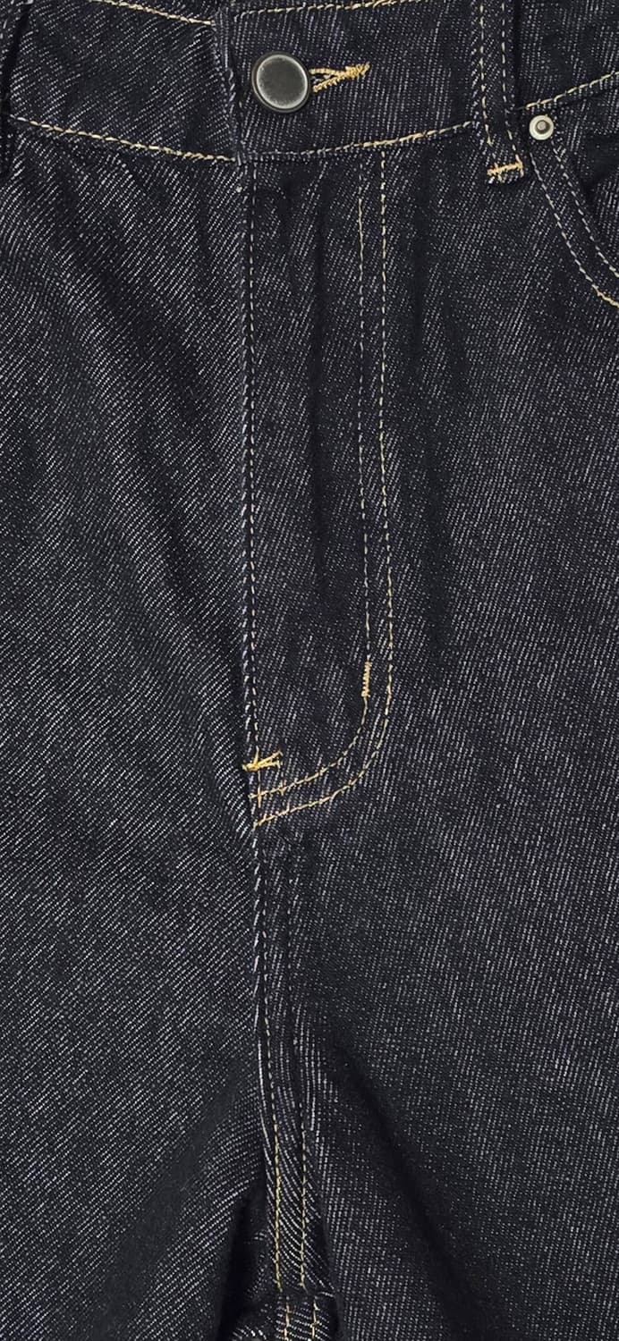 ODD MAKER 다크 와이드 데님 팬츠 M 상품이미지4