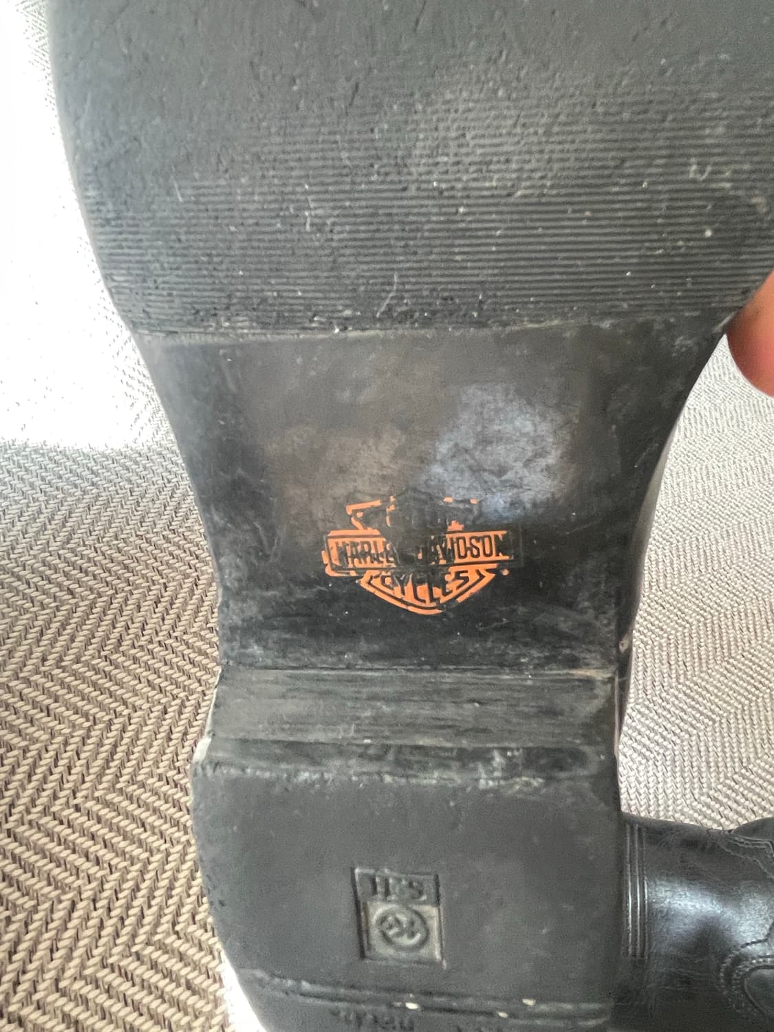 할리데이비슨 웨스턴 레더 부츠 상품이미지6