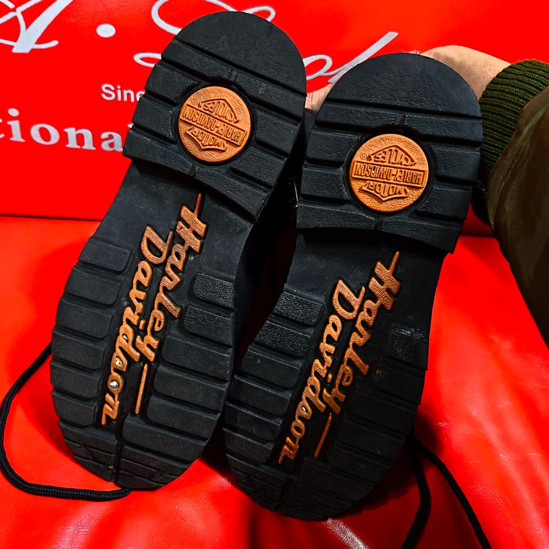 할리데이비슨 시그니쳐 스틸로고 에버콘 부츠 41size 상품이미지10