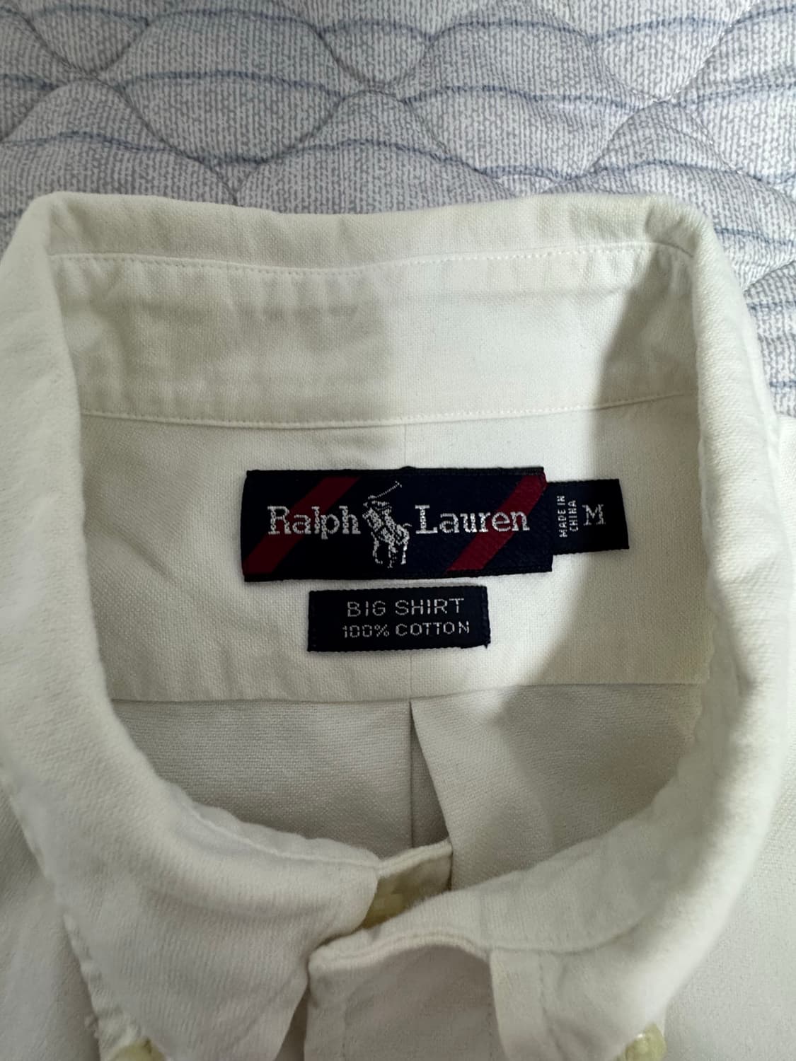 폴로 랄프로렌 화이트 빅셔츠 상품이미지3