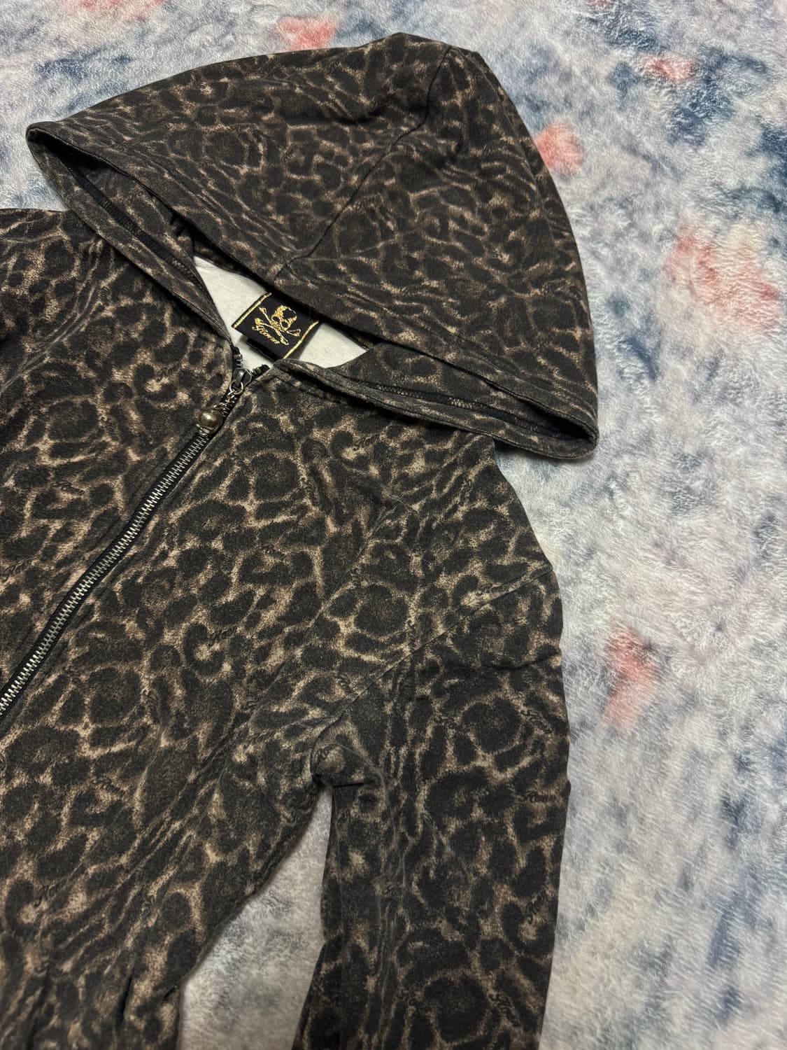 Roen 00s leopard hoodie 상품이미지4