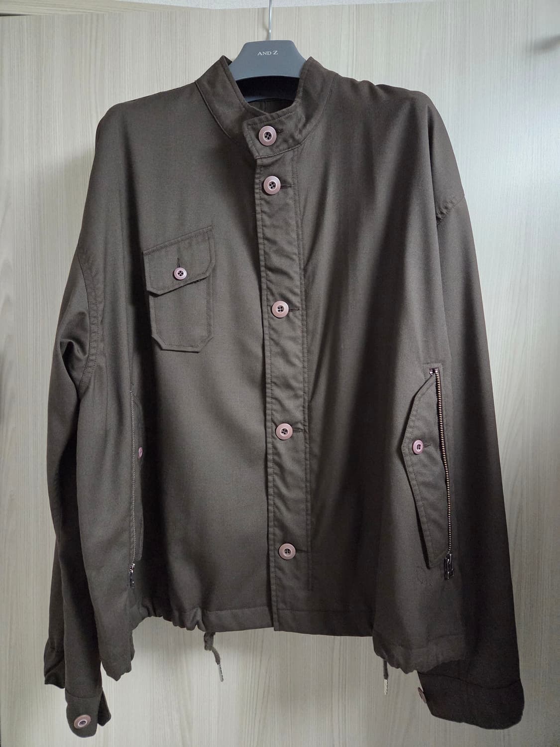 이얼즈어고 울 랜드파카 브라운 색상 M사이즈 상품이미지1