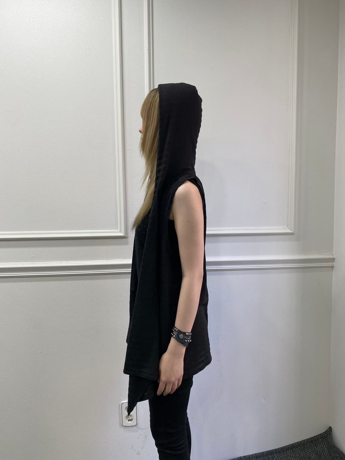 Y2K Hoodie Sleeveless Cardigan 상품이미지6