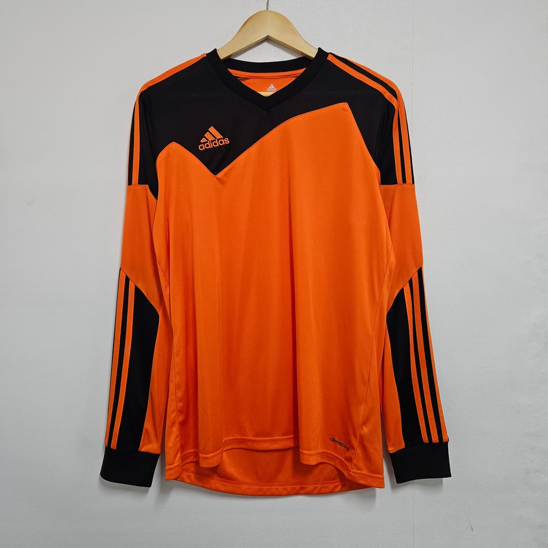 100 아디다스 축구 져지 긴팔티셔츠 오렌지 상품이미지1