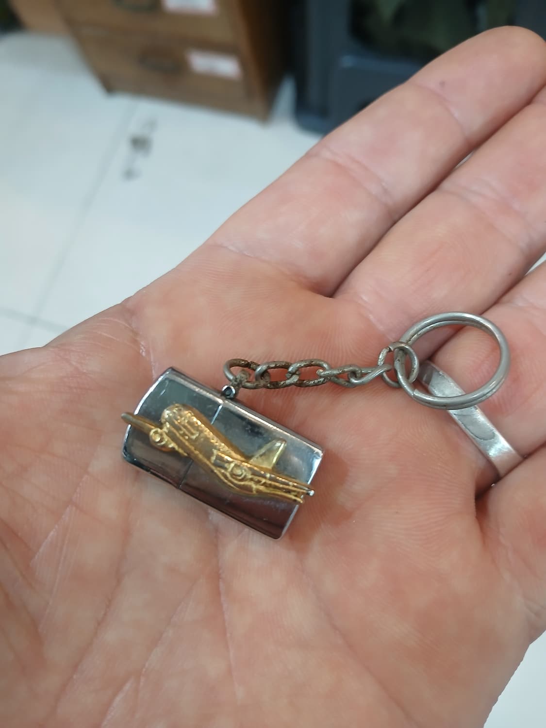 빈티지 오일라이터 키링 상품이미지1