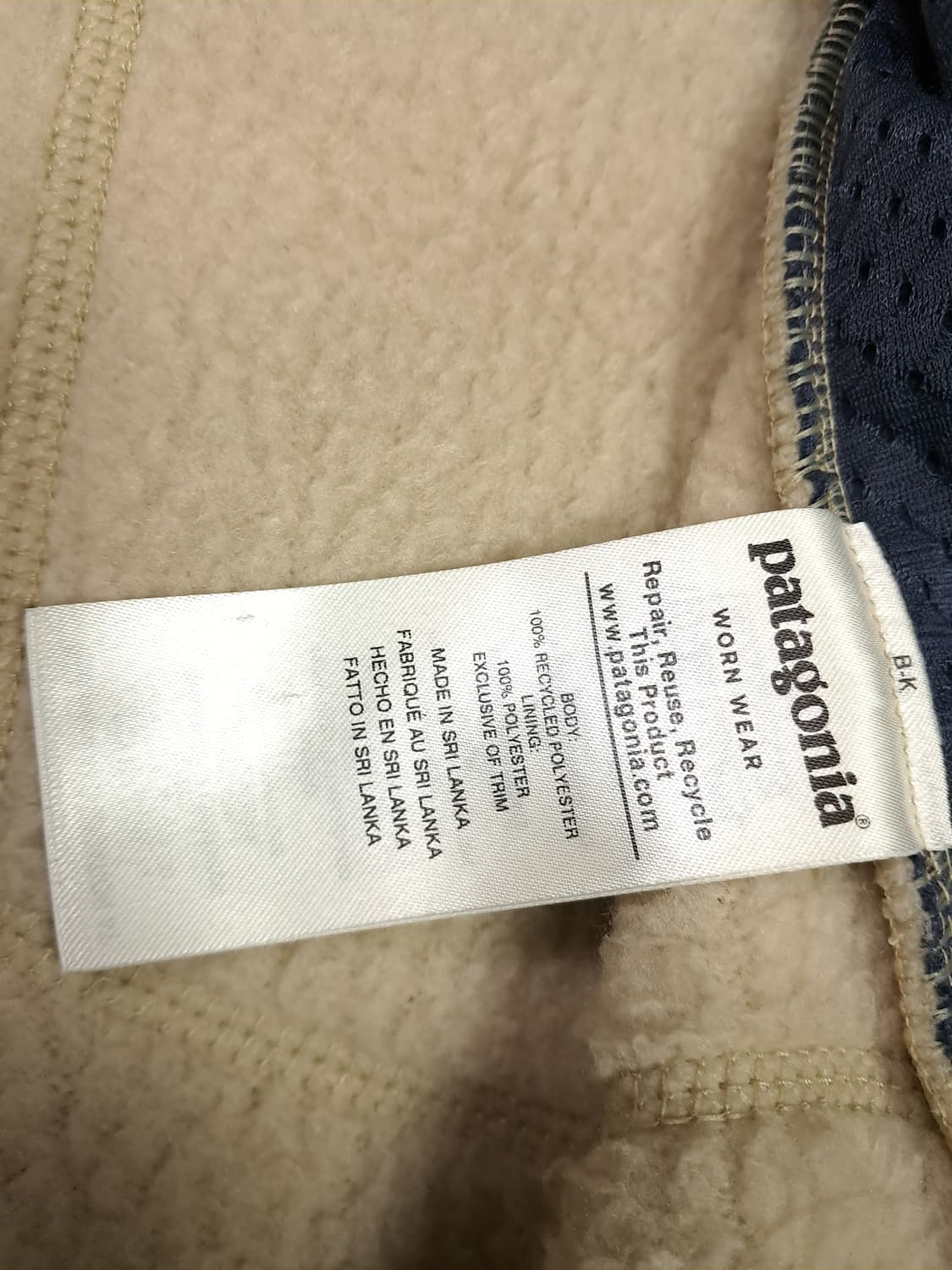 오리지날 파타고니아 레트로 파일 후리스 상품이미지10