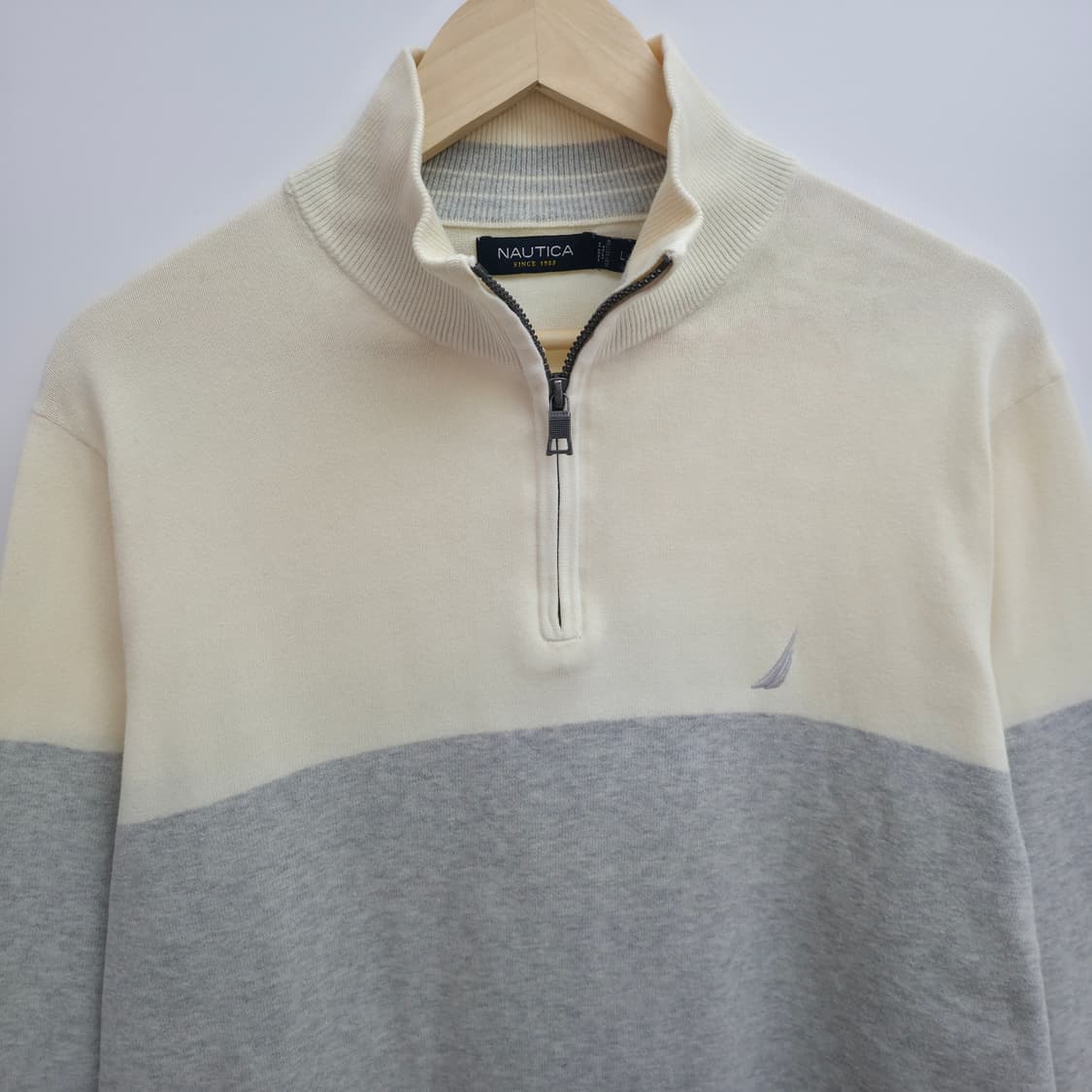 [L] 노티카 쿼터 집업 니트 상품이미지2