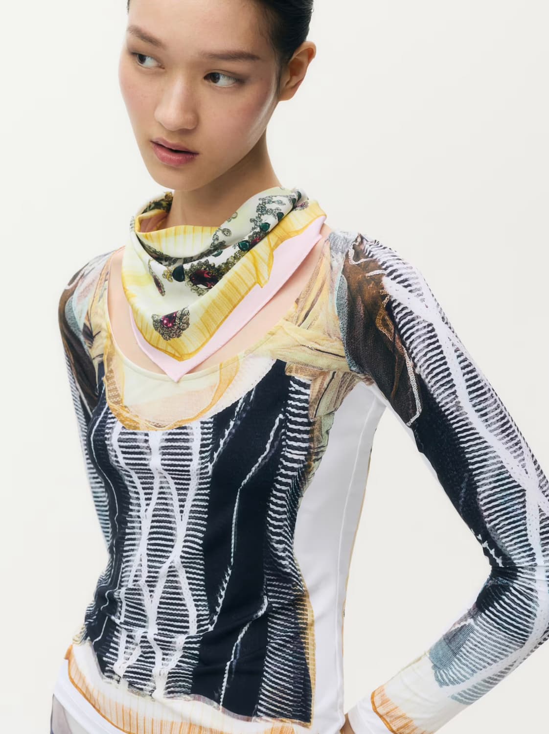 HnM 글렌마틴스 스카프 상품이미지2