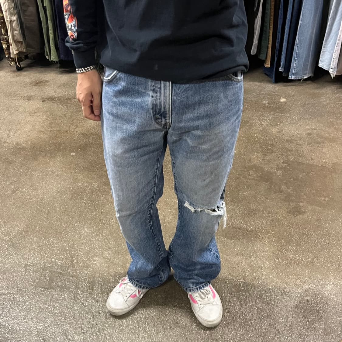 Levis517 데미지 부츠컷 (33“) 상품이미지6