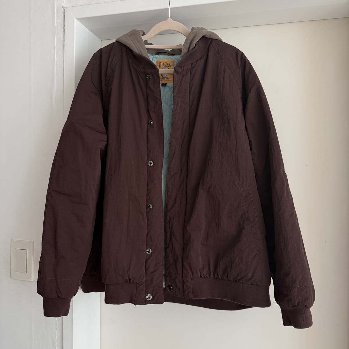 브레인데드 후드 플라이트 자켓 상품이미지3