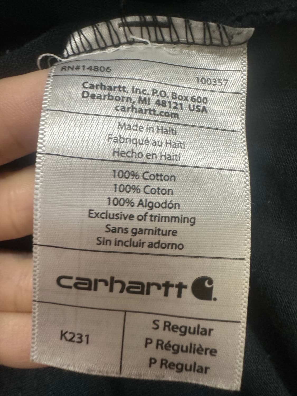 칼하트 롱슬리브 상품이미지5