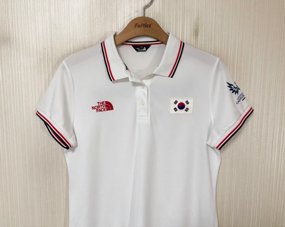 노스페이스국대 팀코리아 2015 광주유니버시아드 국대폴로티셔츠 XL95 상품이미지3