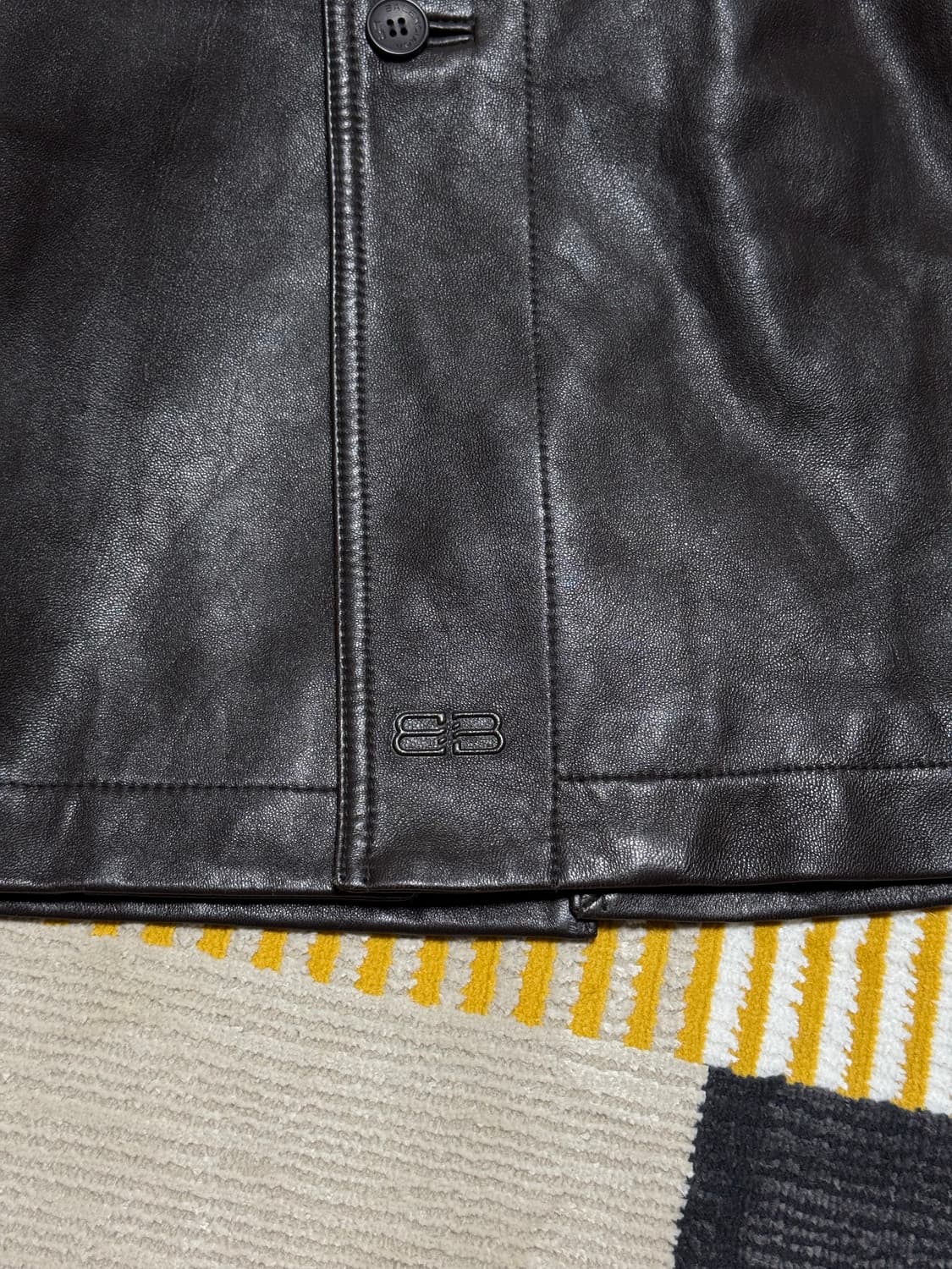 Balenciaga Trench Leather coat 상품이미지5