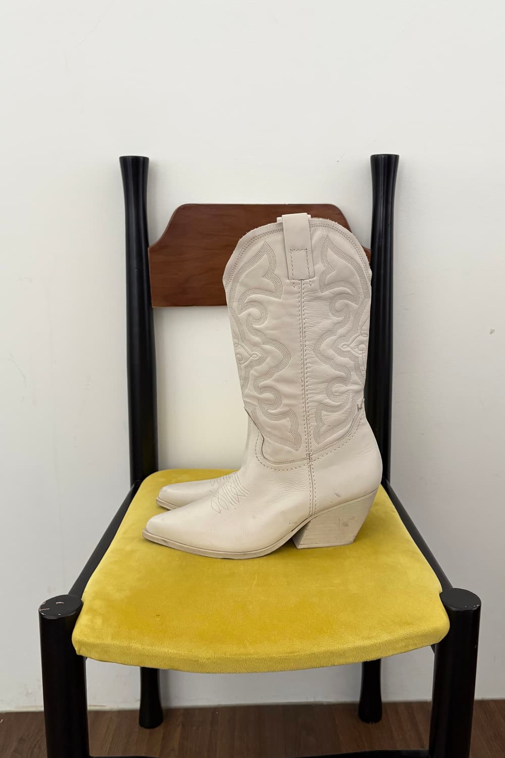 White Western boots 상품이미지5