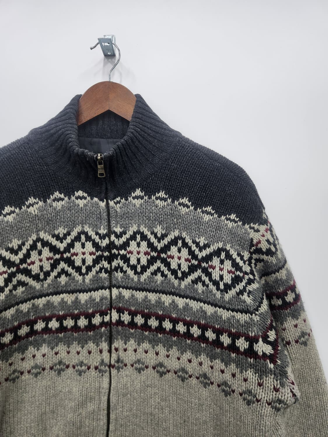 NII  니트집업 상품이미지4