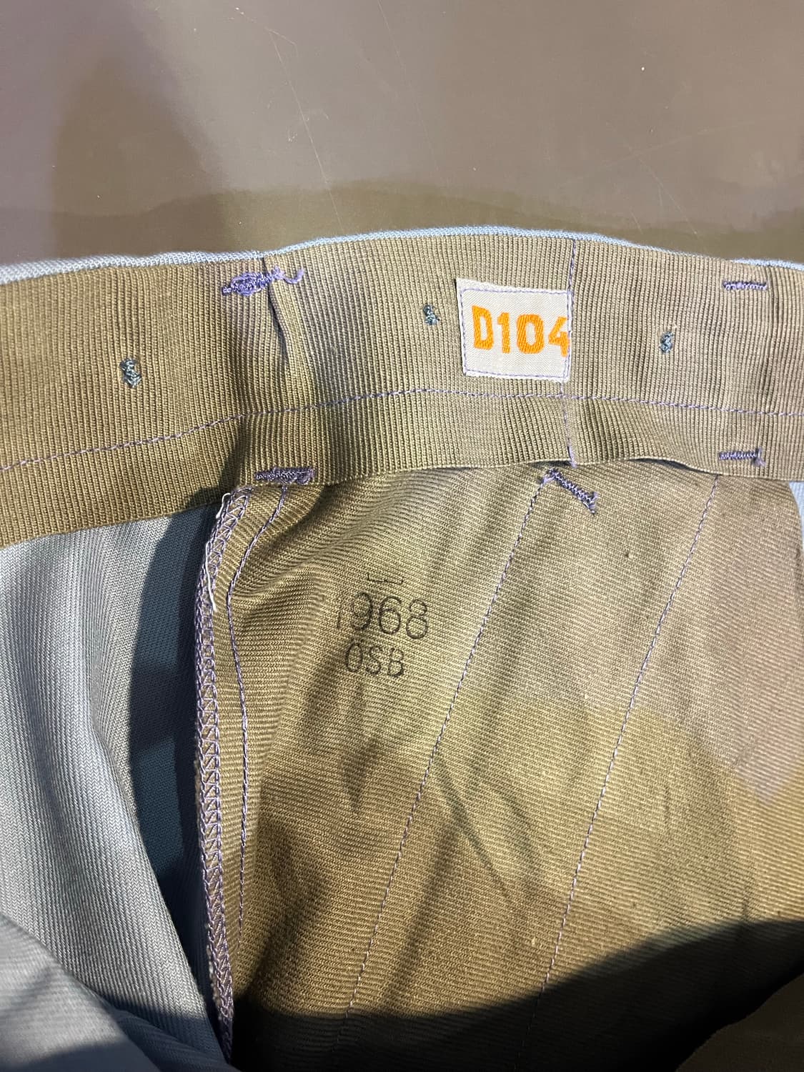 1968년 스웨덴 시민방위대 M-59 팬츠 상품이미지5