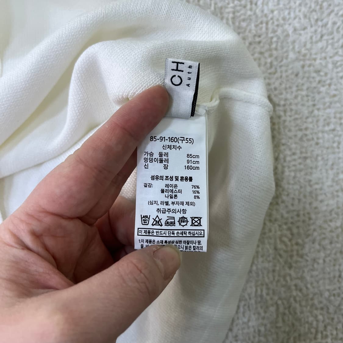 55 CHOR 여성 민소매 반팔 티셔츠 0317M 상품이미지2