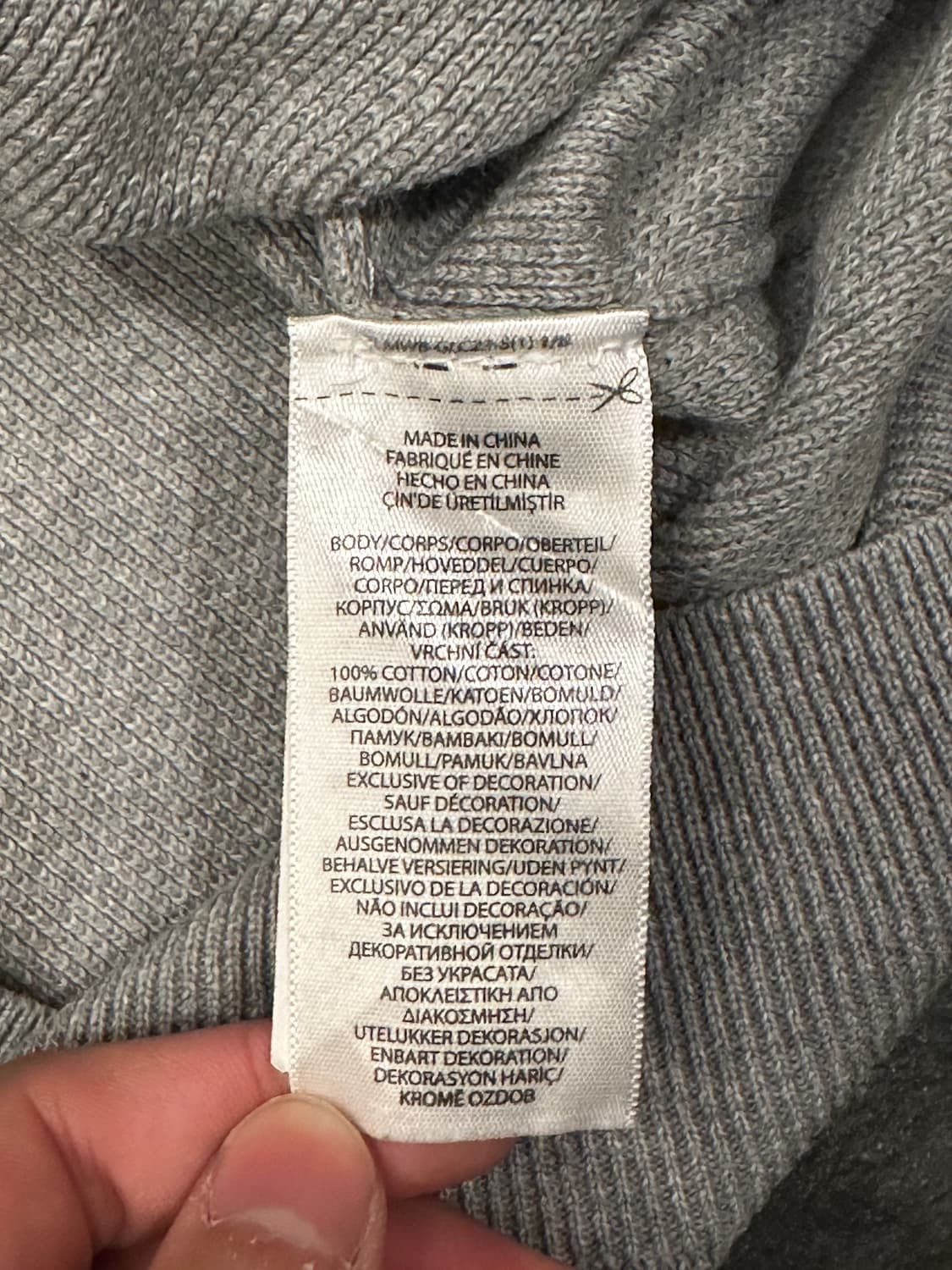 폴로 랄프로렌  니트 스웨터 그레이 XL 상품이미지6