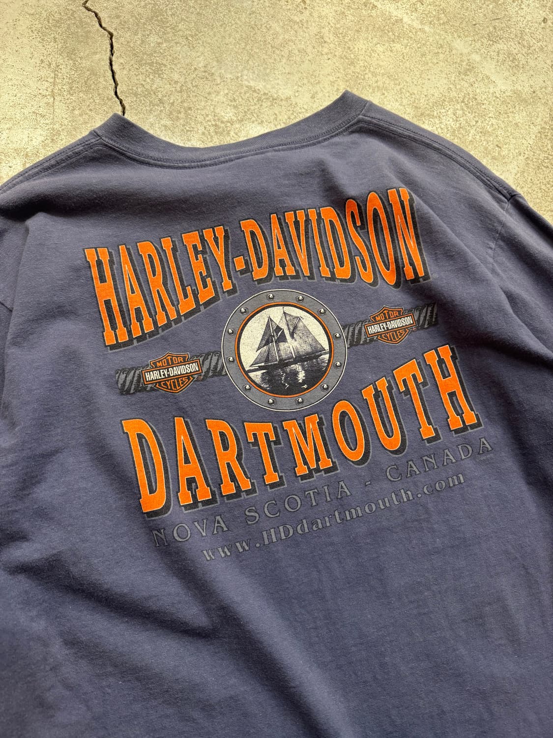 00s 할리데이비슨 이글 플레임 포켓 롱슬리브 상품이미지9