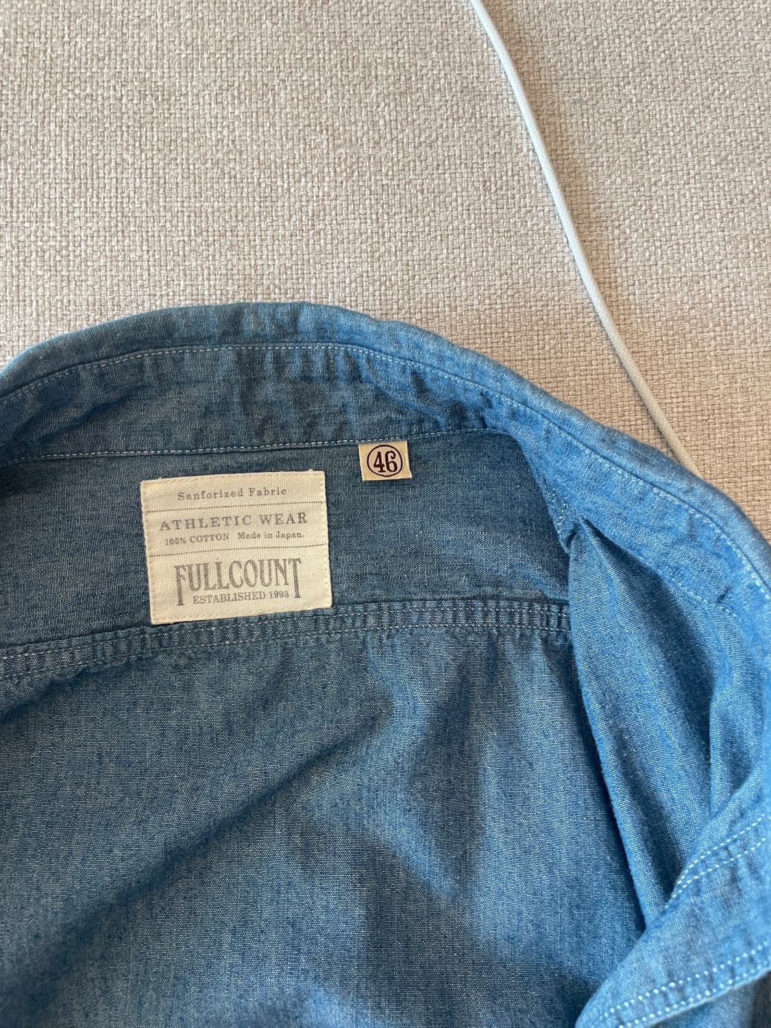 풀카운트 샴브레이 46사이즈 상품이미지1