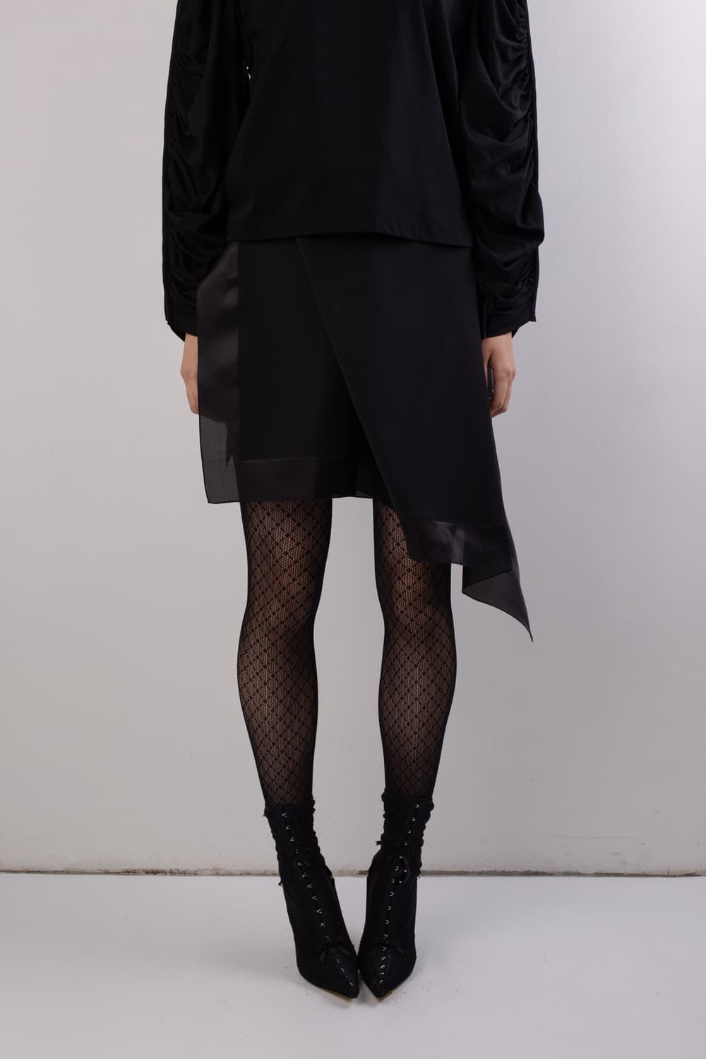 HELMUT LANG ASYMMETRIC WRAP SKIRT 상품이미지1