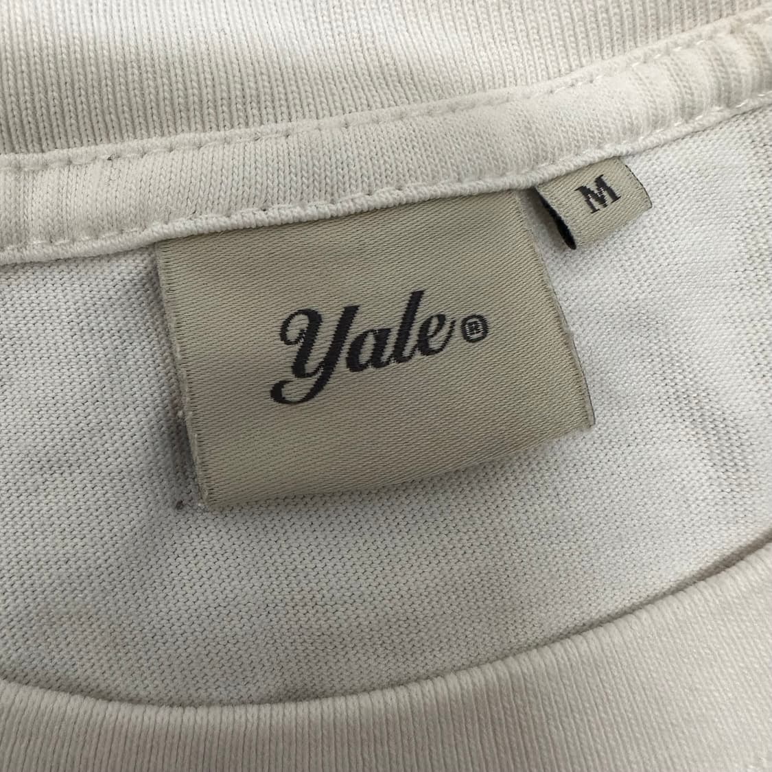 YALE 예일 반팔티셔츠 화이트 M 상품이미지3